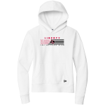 LIBERTY HIGH SCHOOL REDHAWKS <span class="pdp-name-mascot">LIBERTY REDHAWKS</span> New Era Women's Comeback Fleece Pullover Hoodie Front Thumbnail
