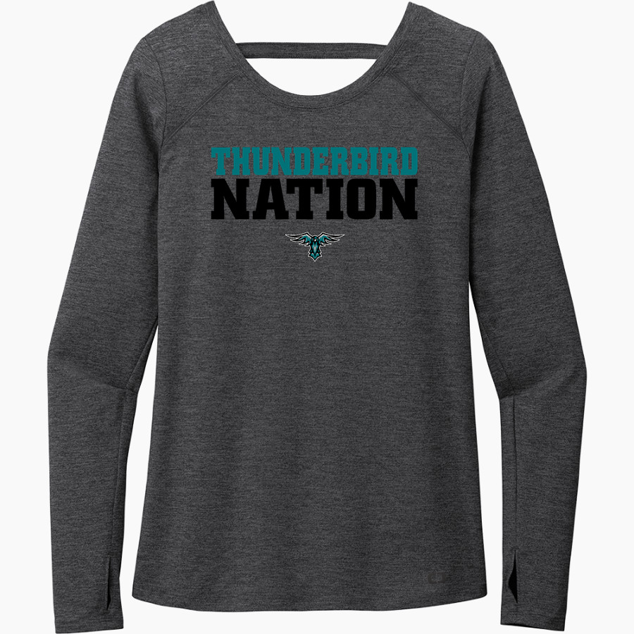 Mahnomen-Waubun THUNDERBIRDS <span class="pdp-name-mascot">Mahnomen-Waubun THUNDERBIRDS</span> OGIO Women's Force Long Sleeve Tee