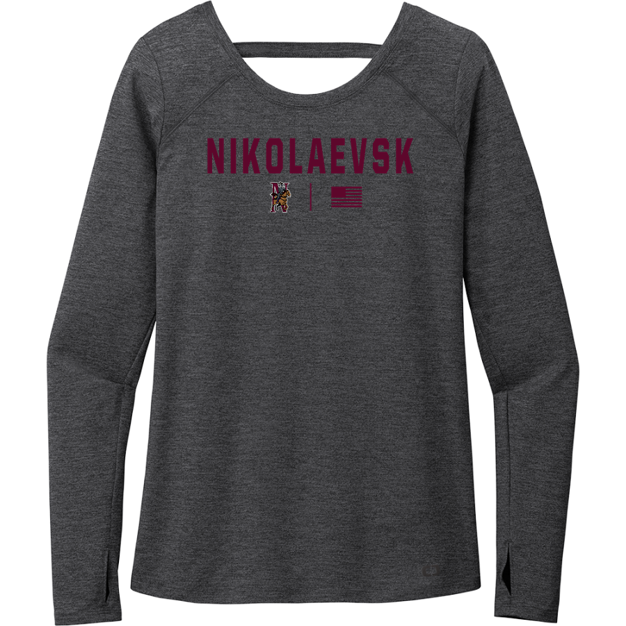 Nikolaevsk Warriors <span class="pdp-name-mascot">Nikolaevsk School Warriors</span> OGIO Women's Force Long Sleeve Tee