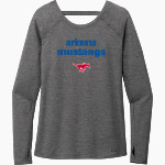 ARKOMA HIGH SCHOOL MUSTANGS <span class="pdp-name-mascot">ARKOMA MUSTANGS</span> OGIO Women's Force Long Sleeve Tee Front Thumbnail