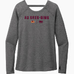 Au Gres-Sims HIGH SCHOOL WOLVERINES <span class="pdp-name-mascot">AU GRES - SIMS WOLVERINES</span> OGIO Women's Force Long Sleeve Tee Front Thumbnail
