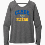 CLYDE HIGH SCHOOL FLIERS <span class="pdp-name-mascot">CLYDE FLIERS</span> OGIO Women's Force Long Sleeve Tee Front Thumbnail