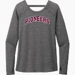 OKOBOJI COMMUNITY SCHOOL PIONEERS <span class="pdp-name-mascot">OKOBOJI COMMUNITY PIONEERS</span> OGIO Women's Force Long Sleeve Tee Front Thumbnail
