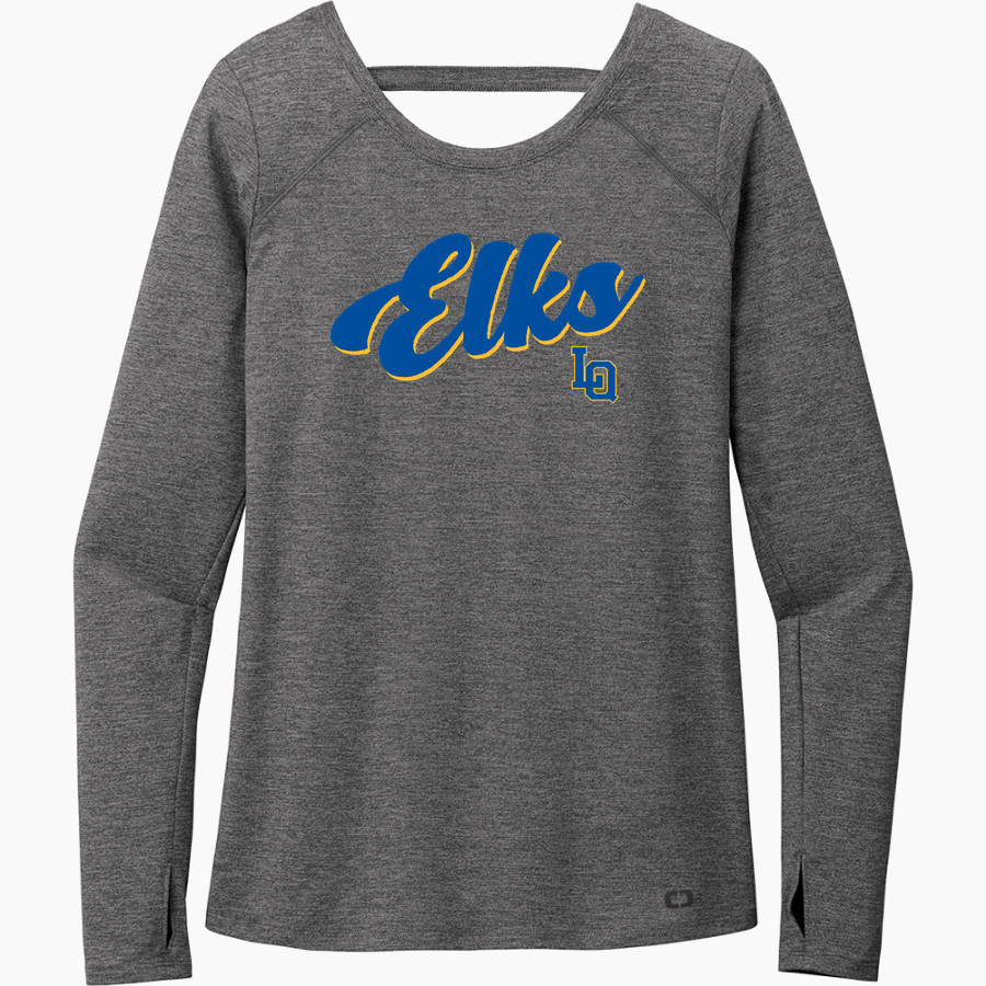 LAKE QUINAULT HIGH SCHOOL ELKS <span class="pdp-name-mascot">LAKE QUINAULT ELKS</span> OGIO Women's Force Long Sleeve Tee