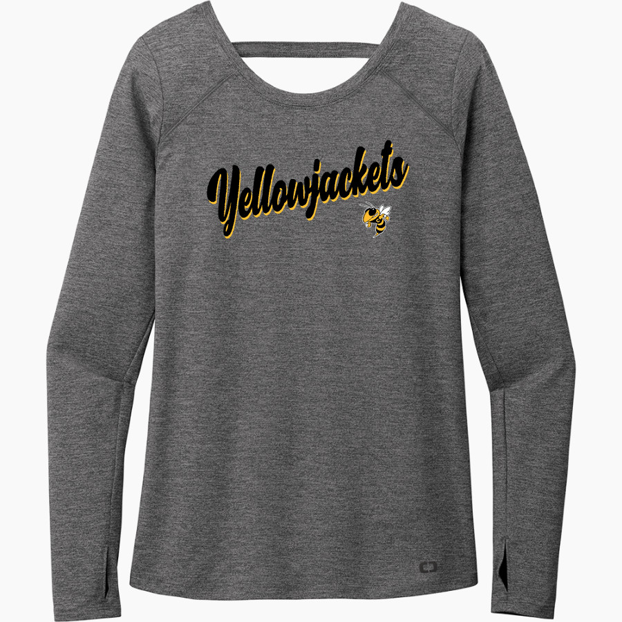 CLINTON HIGH SCHOOL YELLOWJACKETS <span class="pdp-name-mascot">CLINTON YELLOWJACKETS</span> OGIO Women's Force Long Sleeve Tee