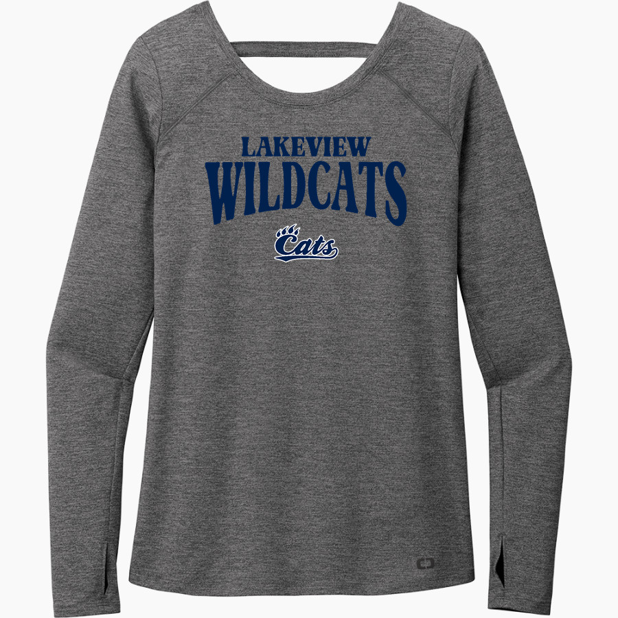LAKEVIEW HIGH SCHOOL WILDCATS <span class="pdp-name-mascot">LAKEVIEW WILDCATS</span> OGIO Women's Force Long Sleeve Tee