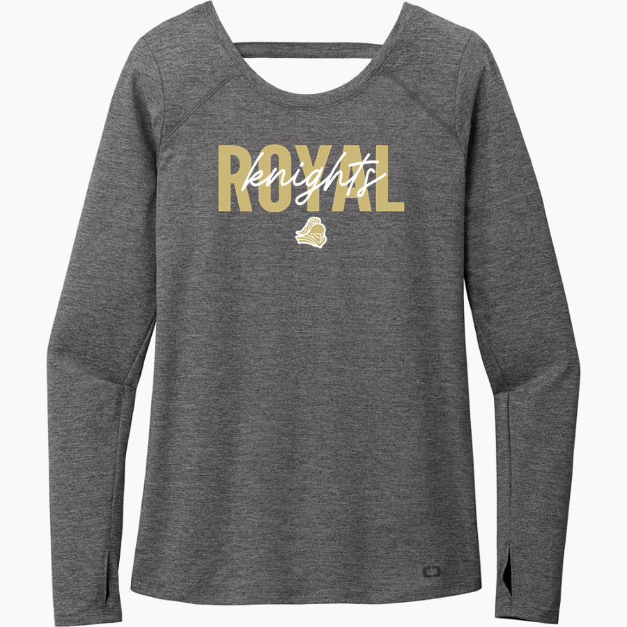 ROYAL HIGH SCHOOL KNIGHTS <span class="pdp-name-mascot">ROYAL KNIGHTS</span> OGIO Women's Force Long Sleeve Tee
