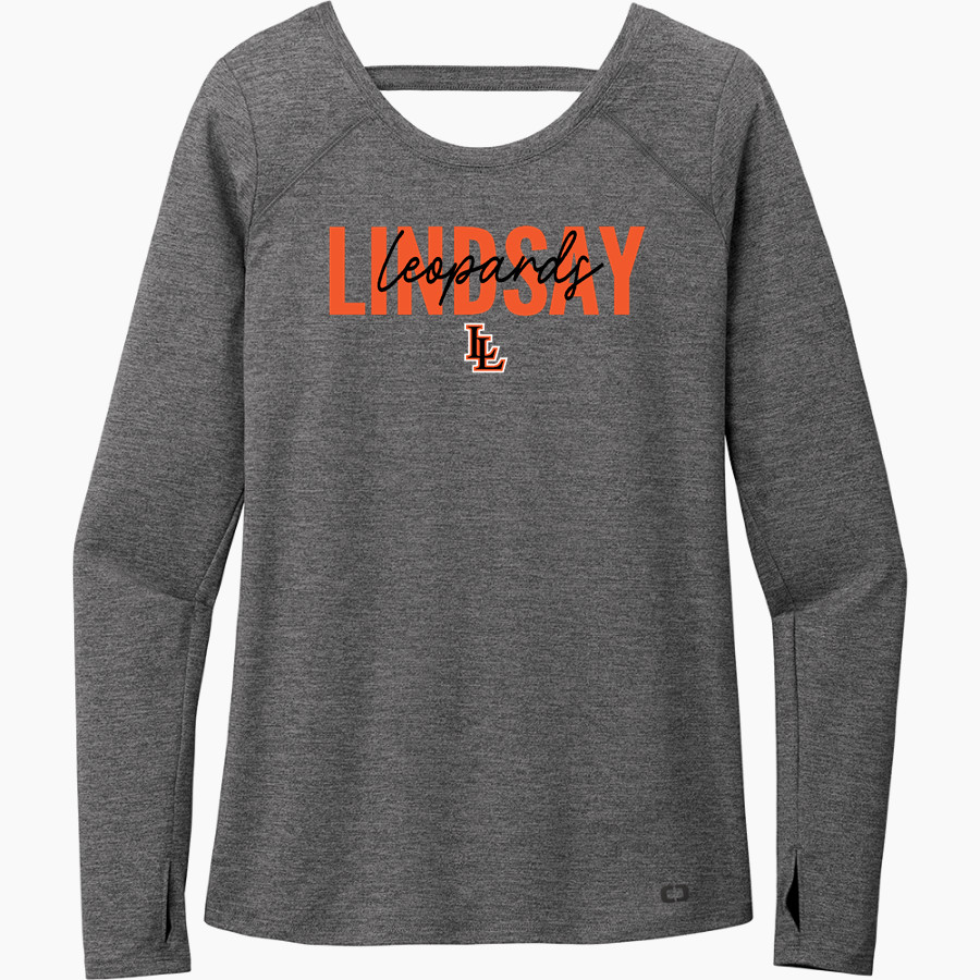 LINDSAY SCHOOL DISTRICT 9 LEOPARDS <span class="pdp-name-mascot">LINDSAY LEOPARDS</span> OGIO Women's Force Long Sleeve Tee