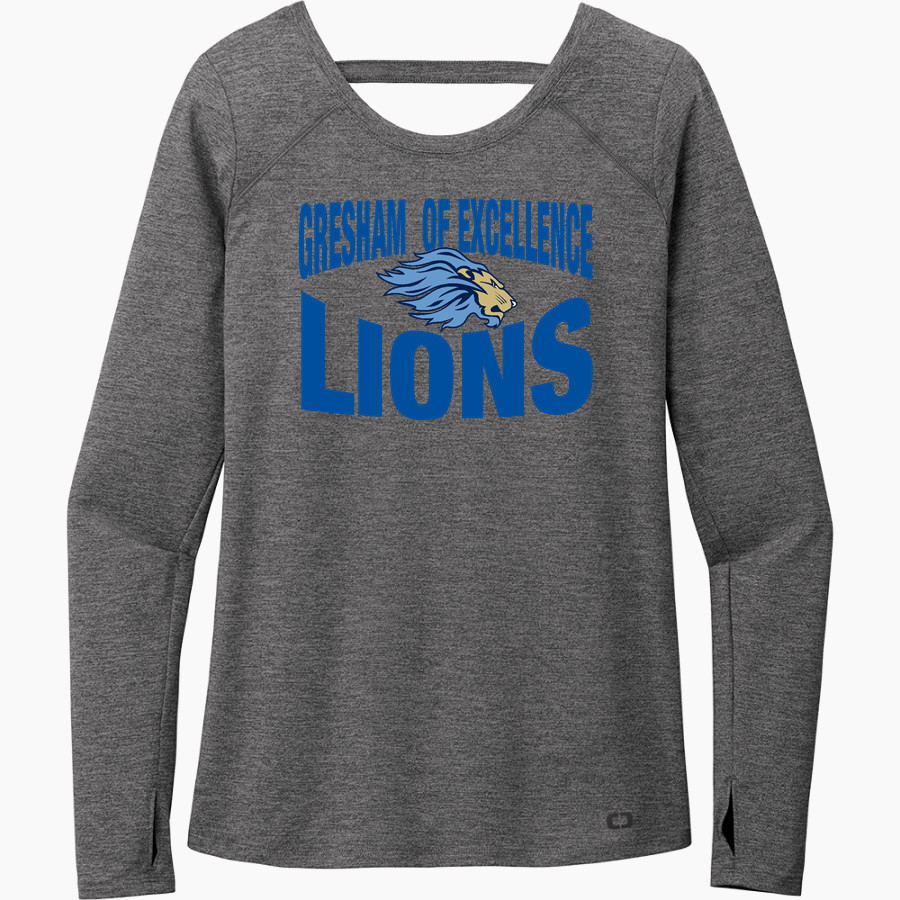 Gresham Of Excellence Lions <span class="pdp-name-mascot">Gresham Of Excellence Lions</span> OGIO Women's Force Long Sleeve Tee