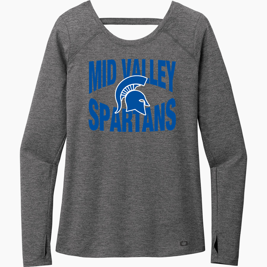 MID VALLEY HIGH SCHOOL SPARTANS <span class="pdp-name-mascot">MID VALLEY SPARTANS</span> OGIO Women's Force Long Sleeve Tee