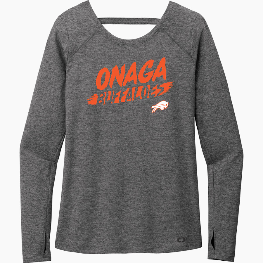 ONAGA HIGH SCHOOL BUFFALOES <span class="pdp-name-mascot">ONAGA BUFFALOES</span> OGIO Women's Force Long Sleeve Tee