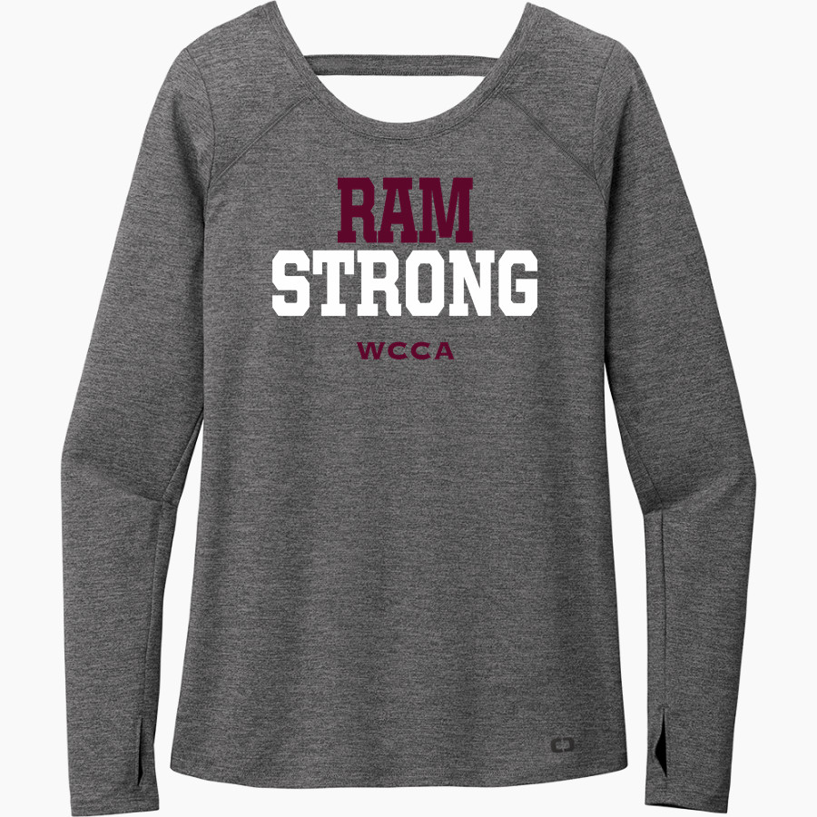 WILKINSON COUNTY CHRISTIAN ACADEMY RAMS <span class="pdp-name-mascot">WILKINSON CO RAMS</span> OGIO Women's Force Long Sleeve Tee