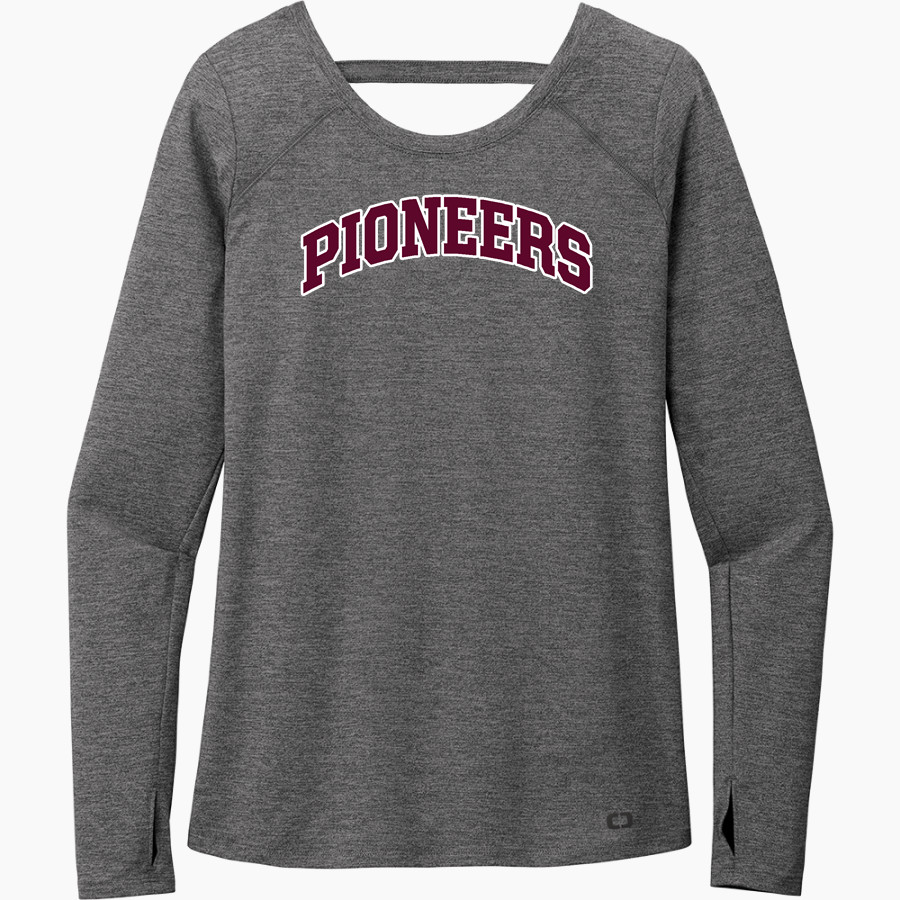 OKOBOJI COMMUNITY SCHOOL PIONEERS <span class="pdp-name-mascot">OKOBOJI COMMUNITY PIONEERS</span> OGIO Women's Force Long Sleeve Tee
