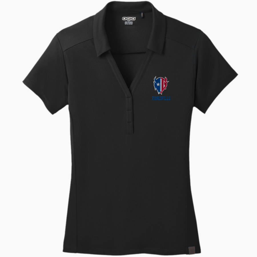 ZANESVILLE HIGH SCHOOL BLUE DEVILS OGIO Women's Framework Polo
