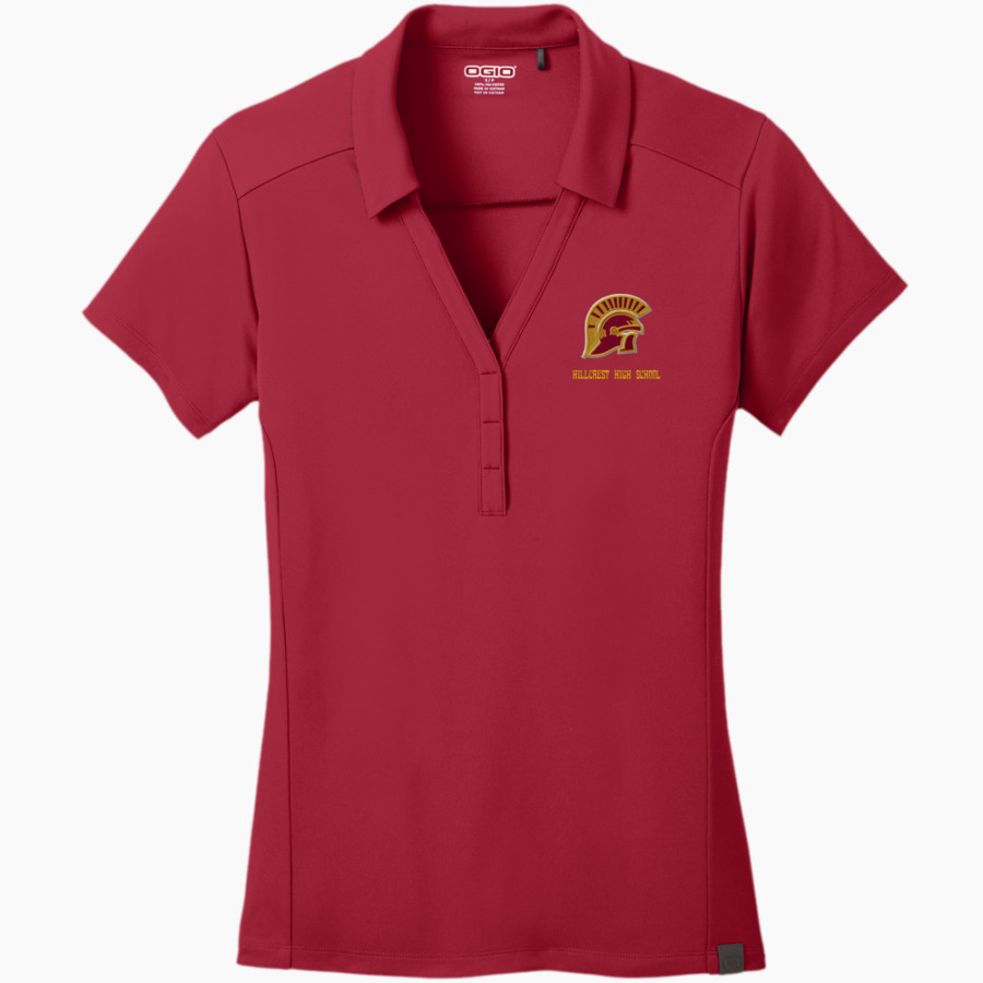 HILLCREST HIGH SCHOOL TROJANS <span class="pdp-name-mascot">Hillcrest High School TROJANS</span> OGIO Women's Framework Polo