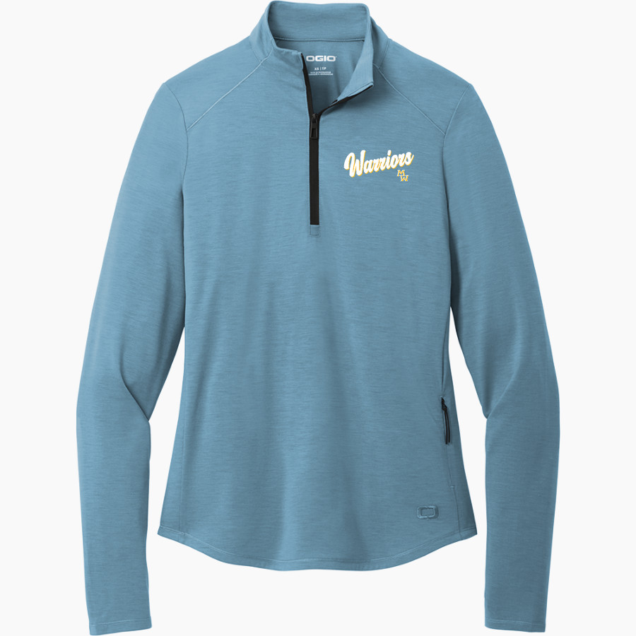 Maine West Warriors <span class="pdp-name-mascot">Maine West High School Warriors</span> OGIO Women's Motion 1/4 Zip Pullover