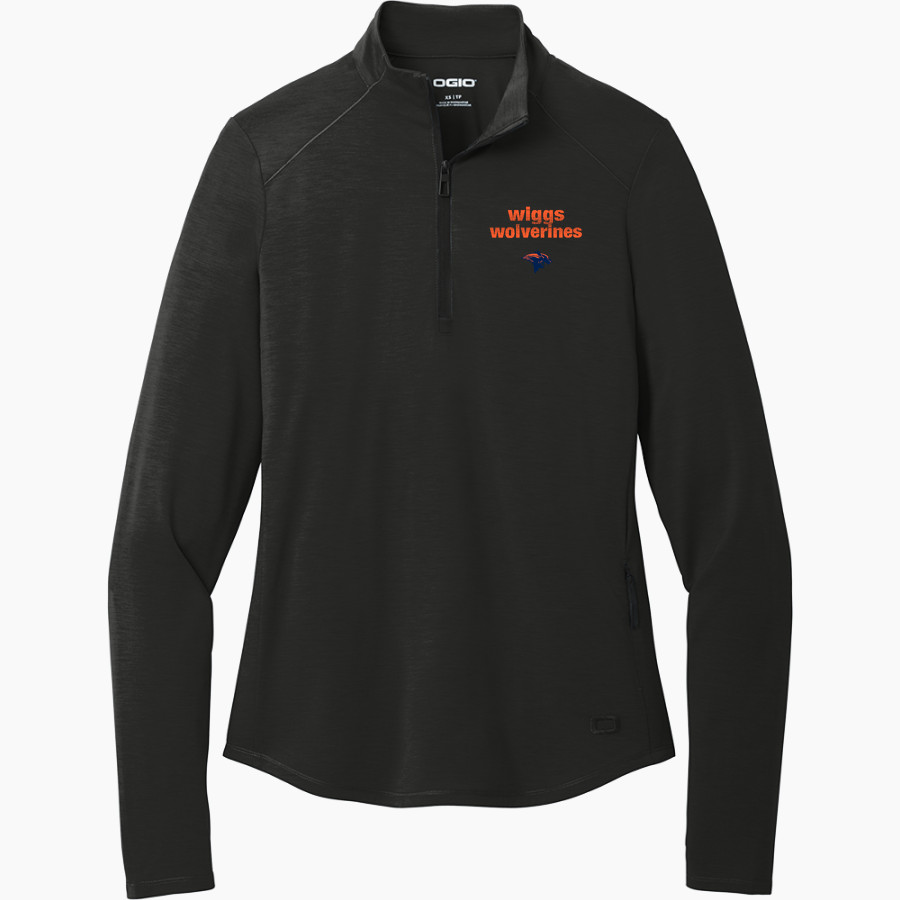 Wiggs Wolverines <span class="pdp-name-mascot">Wiggs Wolverines</span> OGIO Women's Motion 1/4 Zip Pullover