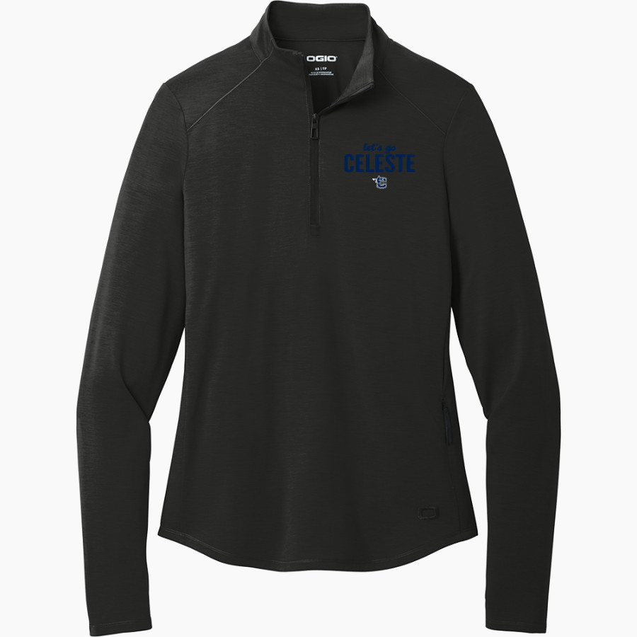 CELESTE HIGH SCHOOL BLUE DEVILS <span class="pdp-name-mascot">CELESTE BLUE DEVILS</span> OGIO Women's Motion 1/4 Zip Pullover