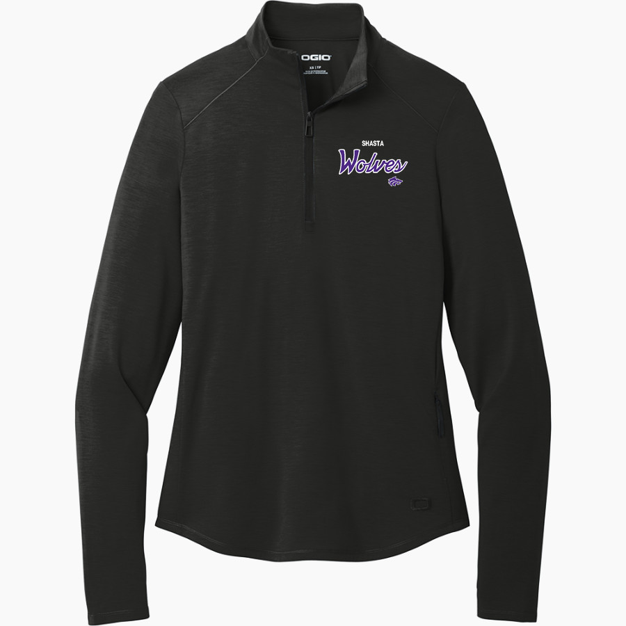 SHASTA HIGH SCHOOL WOLVES OGIO Women's Motion 1/4 Zip Pullover