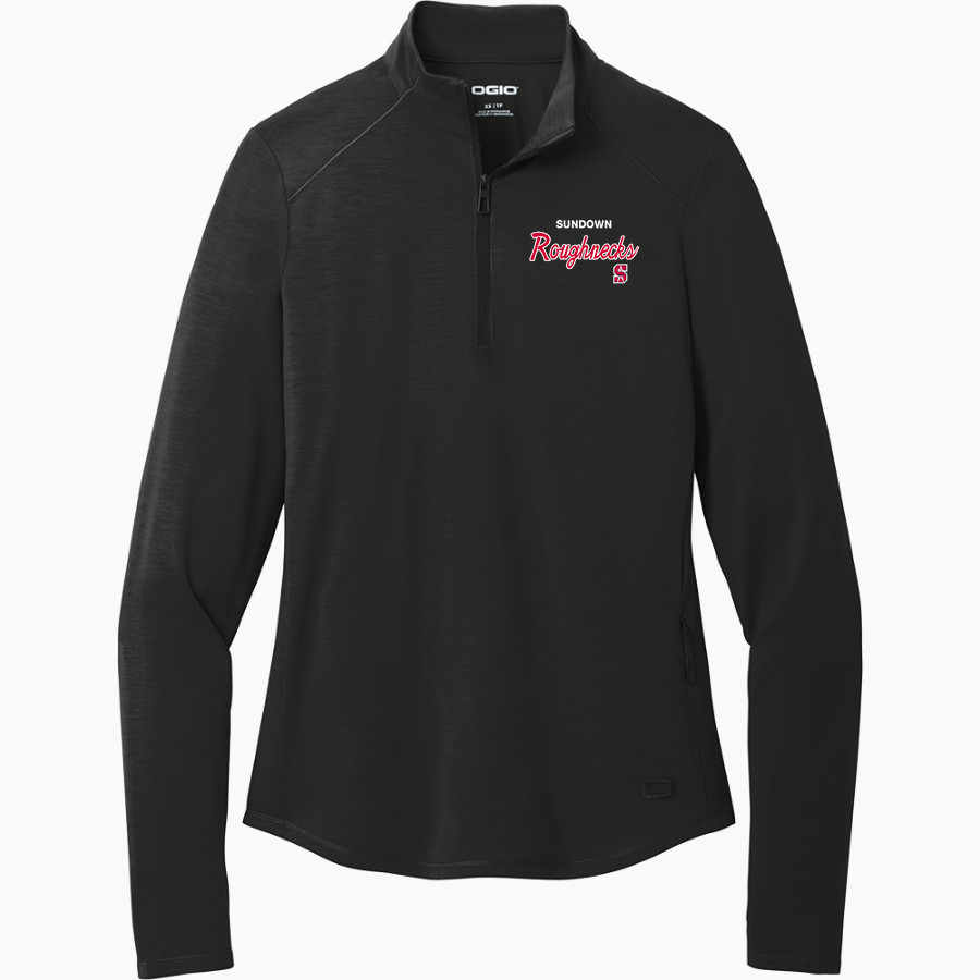 SUNDOWN HIGH SCHOOL ROUGHNECKS <span class="pdp-name-mascot">SUNDOWN ROUGHNECKS</span> OGIO Women's Motion 1/4 Zip Pullover
