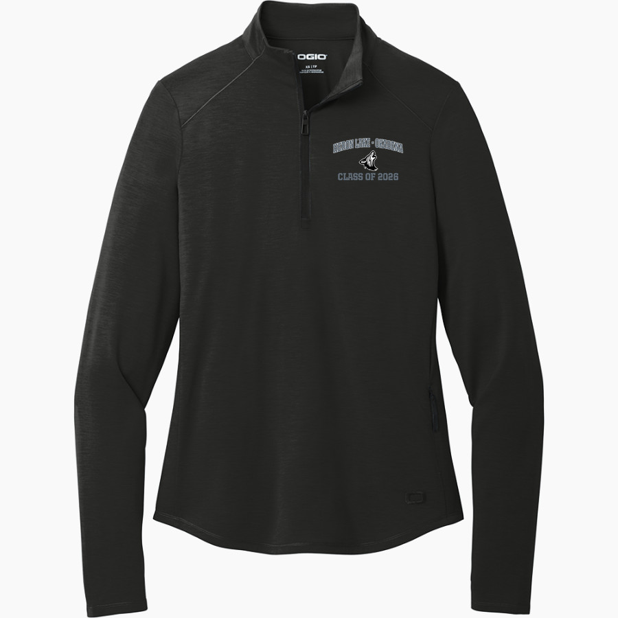 HERON LAKE-OKABENA Coyotes <span class="pdp-name-mascot">HERON LAKE - OKABENA Coyotes</span> OGIO Women's Motion 1/4 Zip Pullover