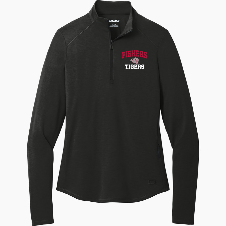 FISHERS HIGH SCHOOL TIGERS <span class="pdp-name-mascot">FISHERS TIGERS</span> OGIO Women's Motion 1/4 Zip Pullover