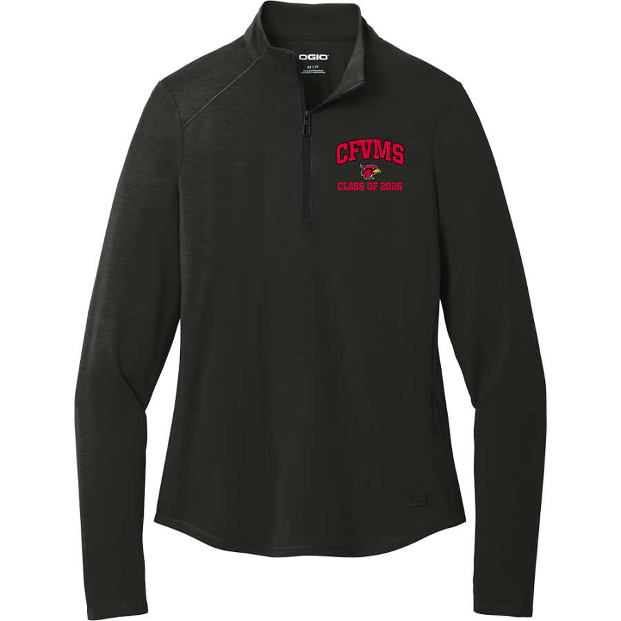 Carlos F. Vigil Cardinals <span class="pdp-name-mascot">Carlos F. Vigil Middle School</span> OGIO Women's Motion 1/4 Zip Pullover