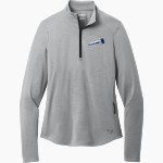 Brandeis Judges Online Store <span class="pdp-name-mascot">Brandeis Judges</span> OGIO Women's Motion 1/4 Zip Pullover Front Thumbnail
