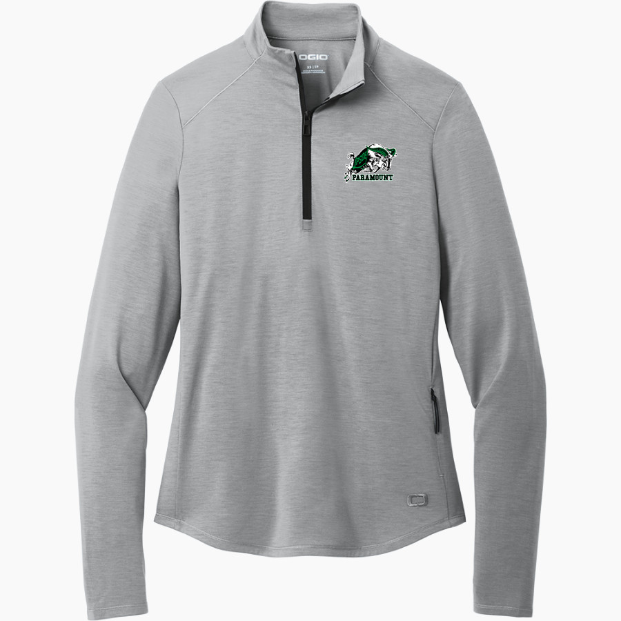 Paramount Schools of Excellence <span class="pdp-name-mascot">Paramount Turbines</span> OGIO Women's Motion 1/4 Zip Pullover
