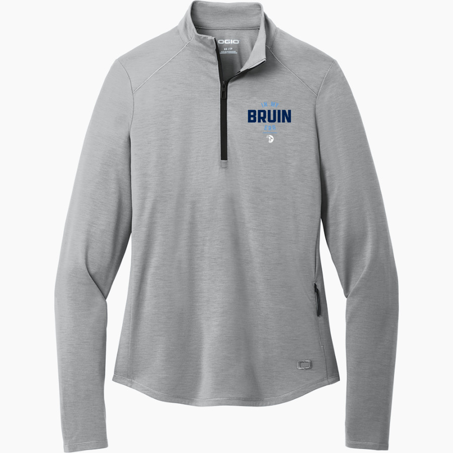 BARTLESVILLE HIGH SCHOOL BRUINS <span class="pdp-name-mascot">BARTLESVILLE BRUINS</span> OGIO Women's Motion 1/4 Zip Pullover