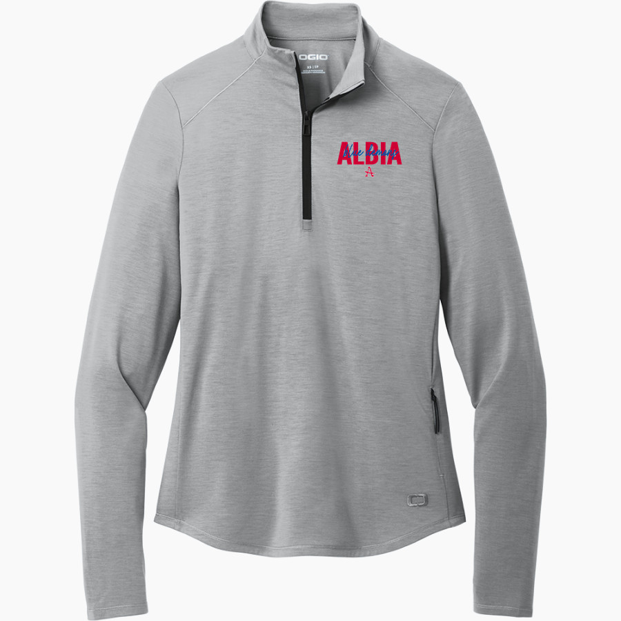 ALBIA HIGH SCHOOL BLUE DEMONS <span class="pdp-name-mascot">ALBIA BLUE DEMONS</span> OGIO Women's Motion 1/4 Zip Pullover
