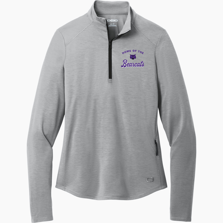 MUNCIE CENTRAL HIGH SCHOOL BEARCATS OGIO Women's Motion 1/4 Zip Pullover