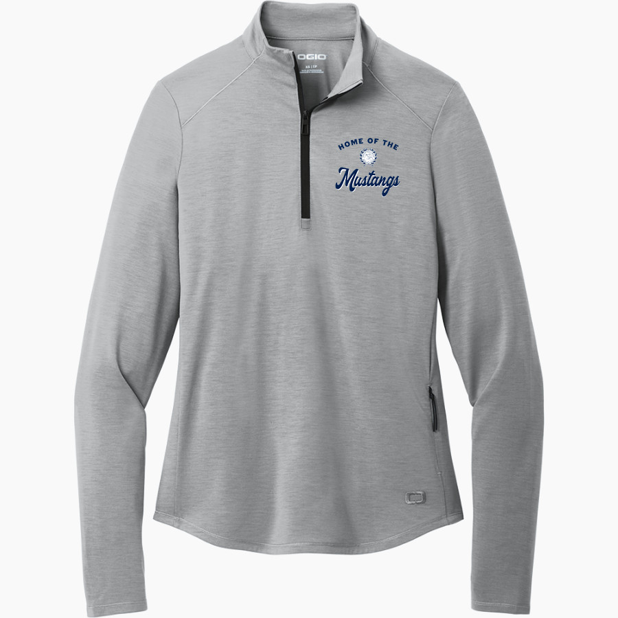 American Martyrs Mustangs <span class="pdp-name-mascot">American Martyrs Mustangs</span> OGIO Women's Motion 1/4 Zip Pullover