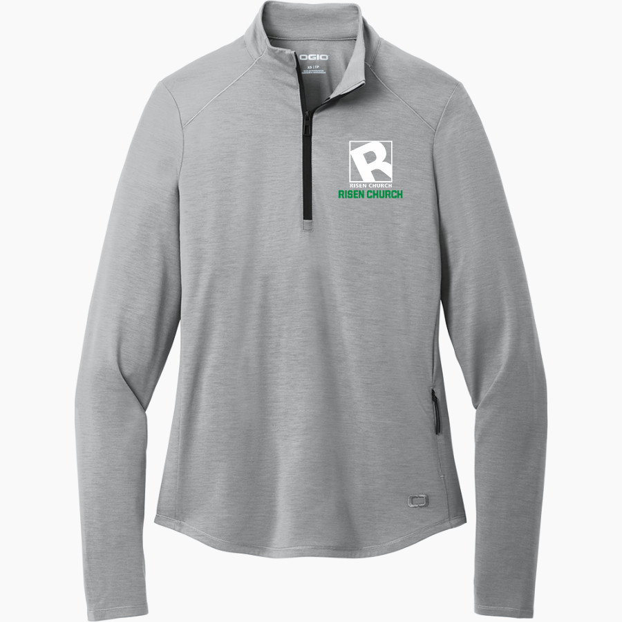Risen Church <span class="pdp-name-mascot">Risen Church</span> OGIO Women's Motion 1/4 Zip Pullover