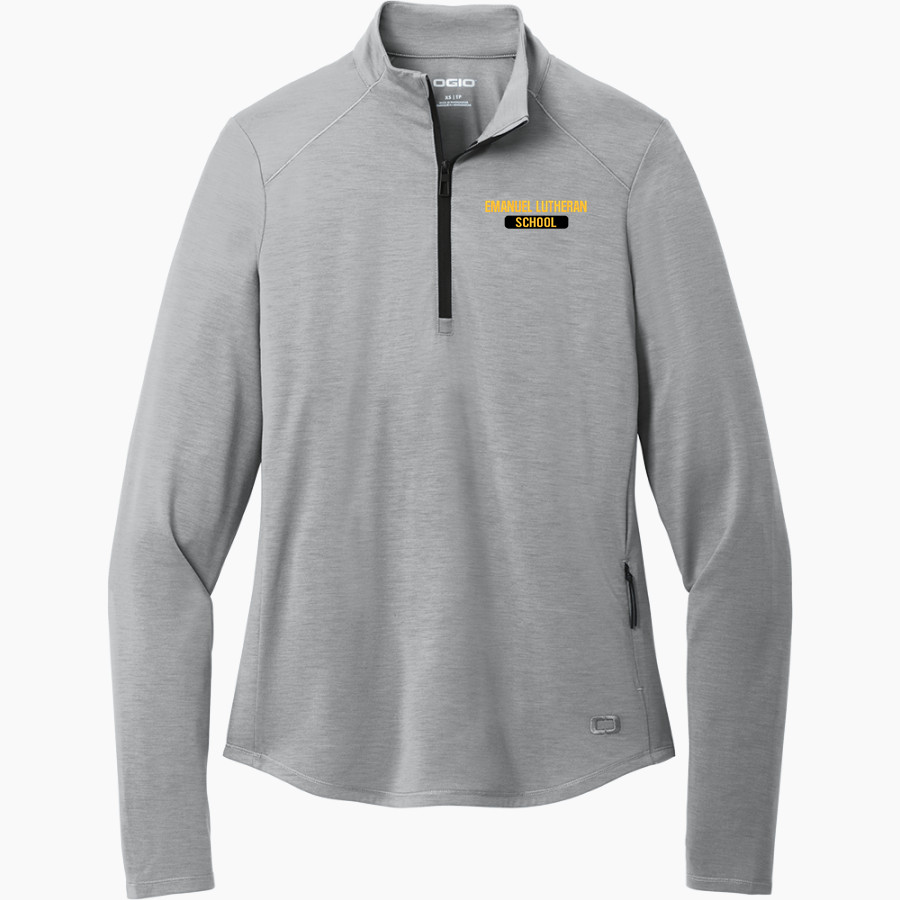 Emanuel Lutheran Tigers <span class="pdp-name-mascot">Emanuel Lutheran School Tigers</span> OGIO Women's Motion 1/4 Zip Pullover