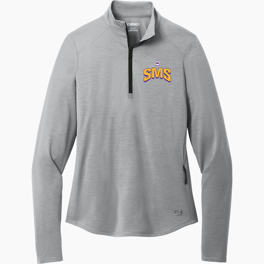 Scottsburg SMS <span class="pdp-name-mascot">Scottsburg SMS</span> OGIO Women's Motion 1/4 Zip Pullover