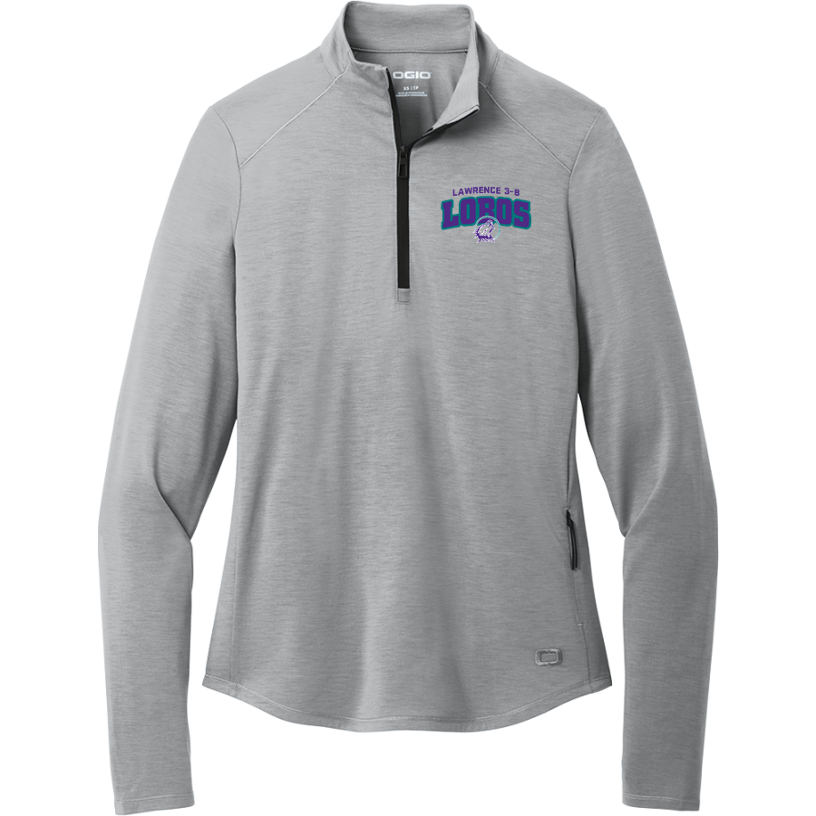 Lawrence 3-8 Lobos <span class="pdp-name-mascot">Lawrence 3-8 School Lobos</span> OGIO Women's Motion 1/4 Zip Pullover
