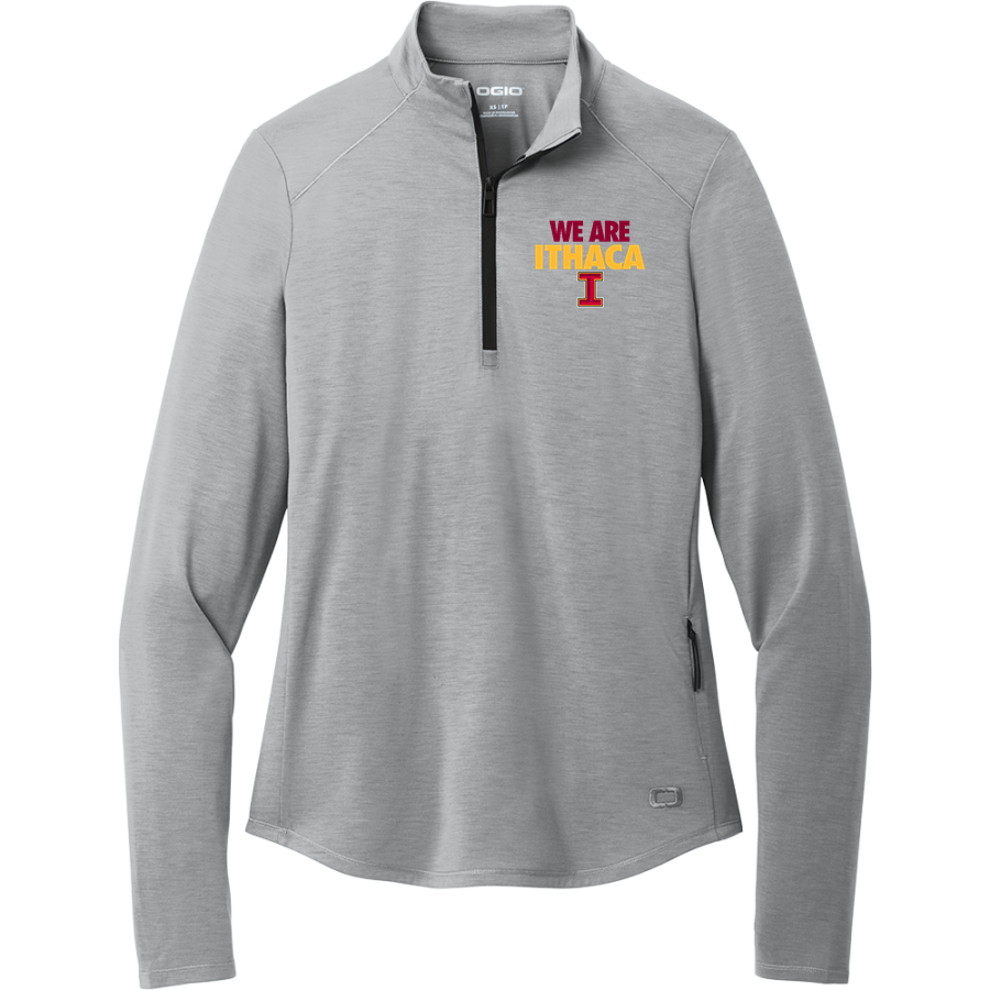 ITHACA HIGH SCHOOL LITTLE RED <span class="pdp-name-mascot">ITHACA LITTLE RED</span> OGIO Women's Motion 1/4 Zip Pullover