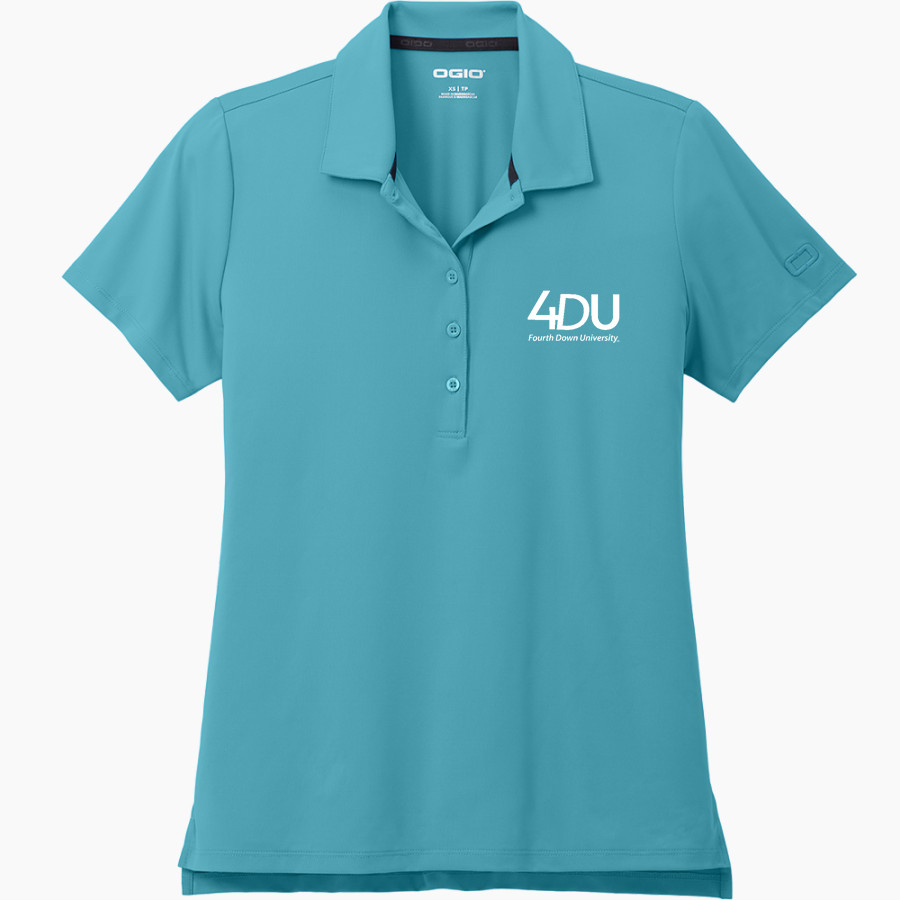 4th Down University 4th Down University <span class="pdp-name-mascot">4th Down University</span> OGIO Women's Regain Recycled Polo