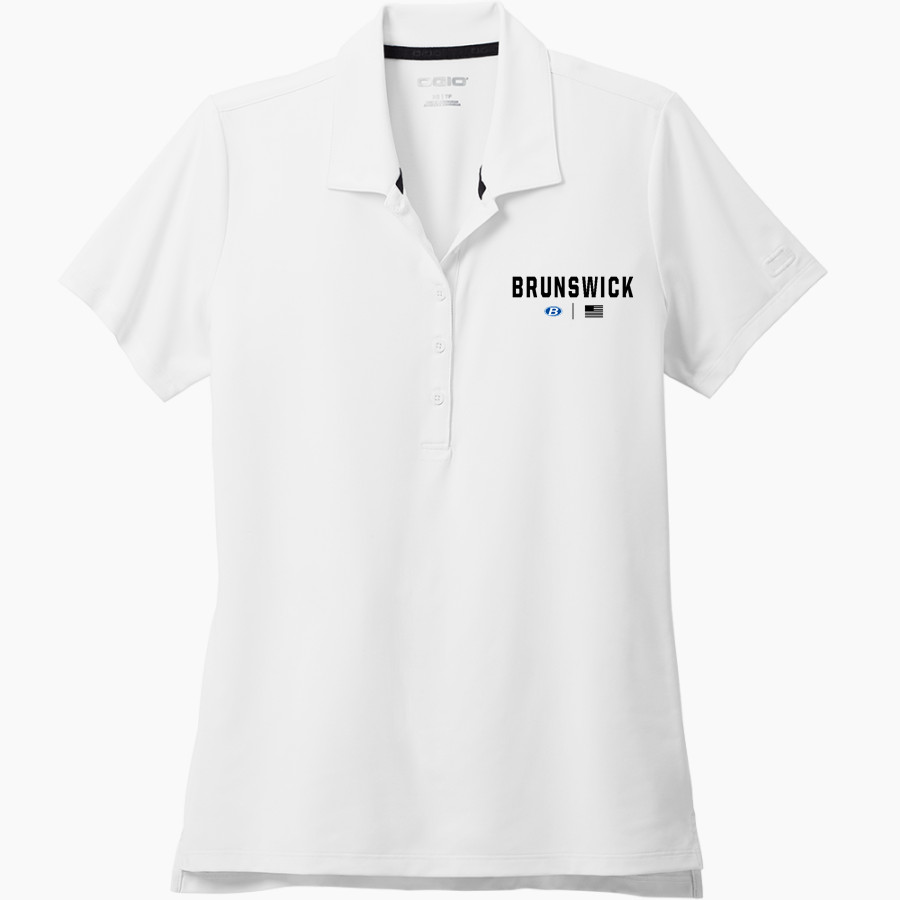 BRUNSWICK ATHLETIC FOUNDATION GO BIG BLUE <span class="pdp-name-mascot">BRUNSWICK BLUE DEVILS</span> OGIO Women's Regain Recycled Polo