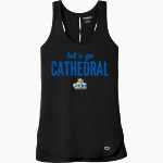 Cathedral Bears <span class="pdp-name-mascot">Cathedral High School Bears</span> OGIO Women's Luuma Tank Front Thumbnail