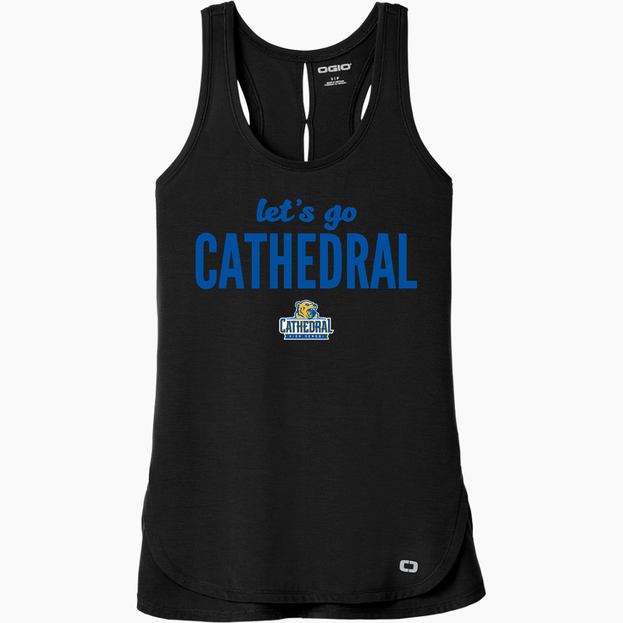 Cathedral Bears <span class="pdp-name-mascot">Cathedral High School Bears</span> OGIO Women's Luuma Tank