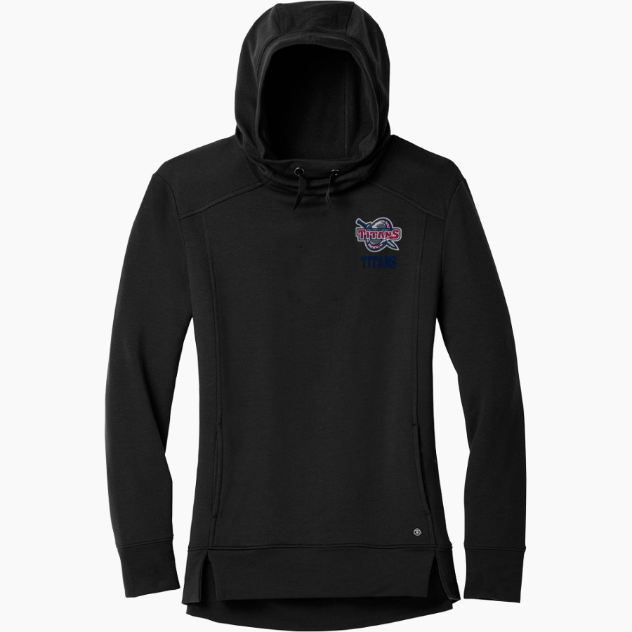 Detroit Mercy Titans Sideline Store <span class="pdp-name-mascot">UDM Titans</span> OGIO Women's Luuma Pullover Fleece Hoodie