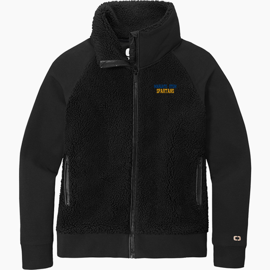 Margate STEM Spartans <span class="pdp-name-mascot">MARGATE STEM MAGNET Spartans</span> OGIO Women's Luuma Sherpa Full-Zip