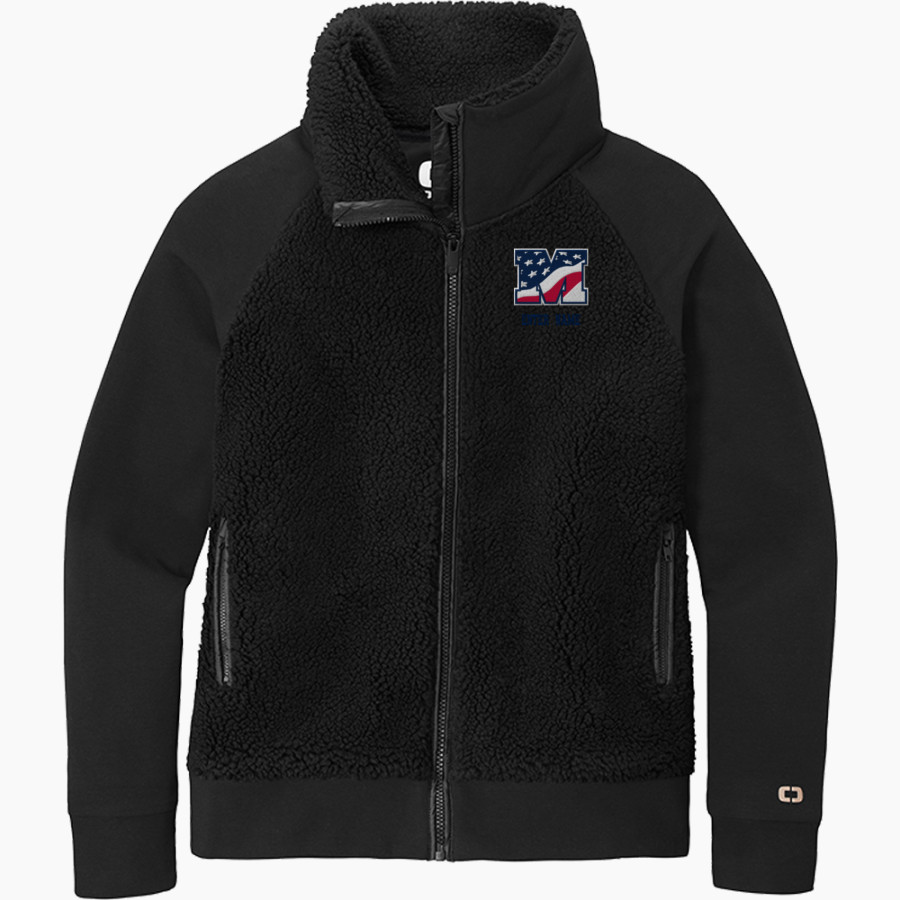 MacArthur Generals <span class="pdp-name-mascot">MACARTHUR HIGH SCHOOL Generals</span> OGIO Women's Luuma Sherpa Full-Zip