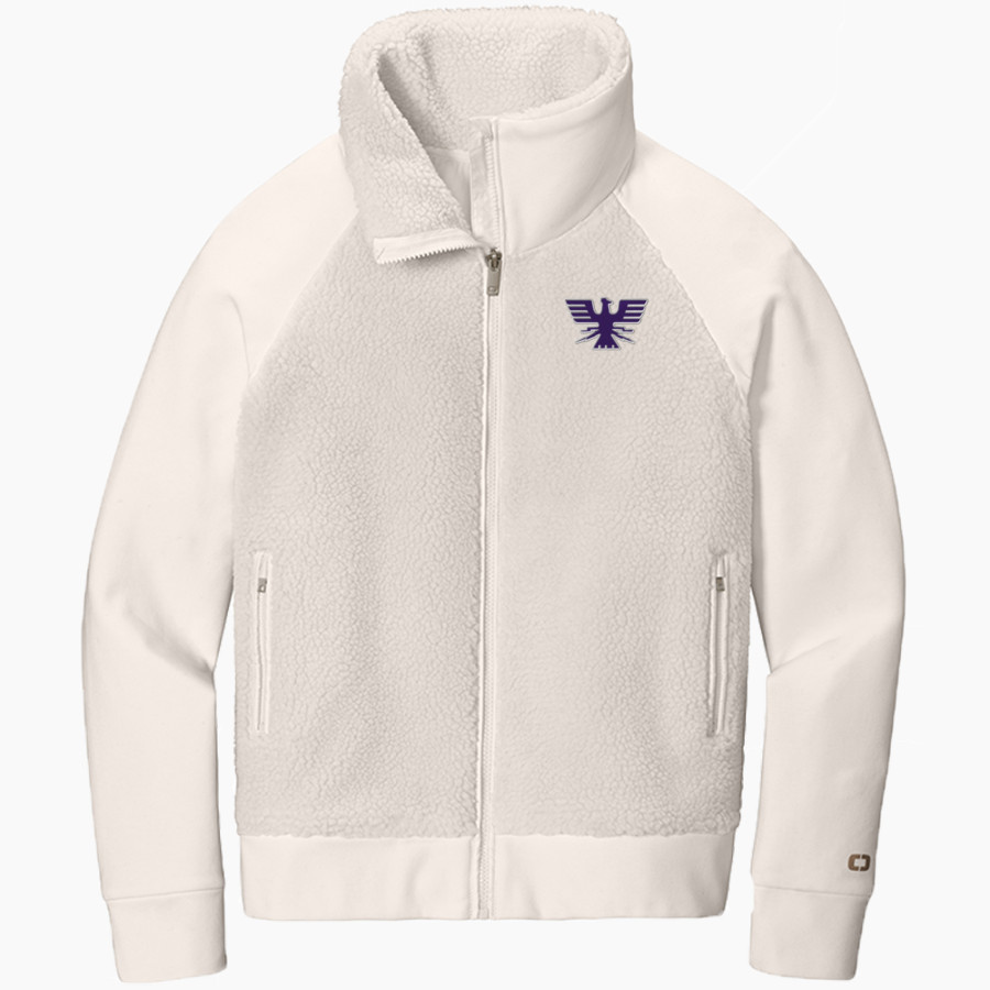 NORTH BRANFORD HIGH SCHOOL THUNDERBIRDS <span class="pdp-name-mascot">NORTH BRANFORD THUNDERBIRDS</span> OGIO Women's Luuma Sherpa Full-Zip