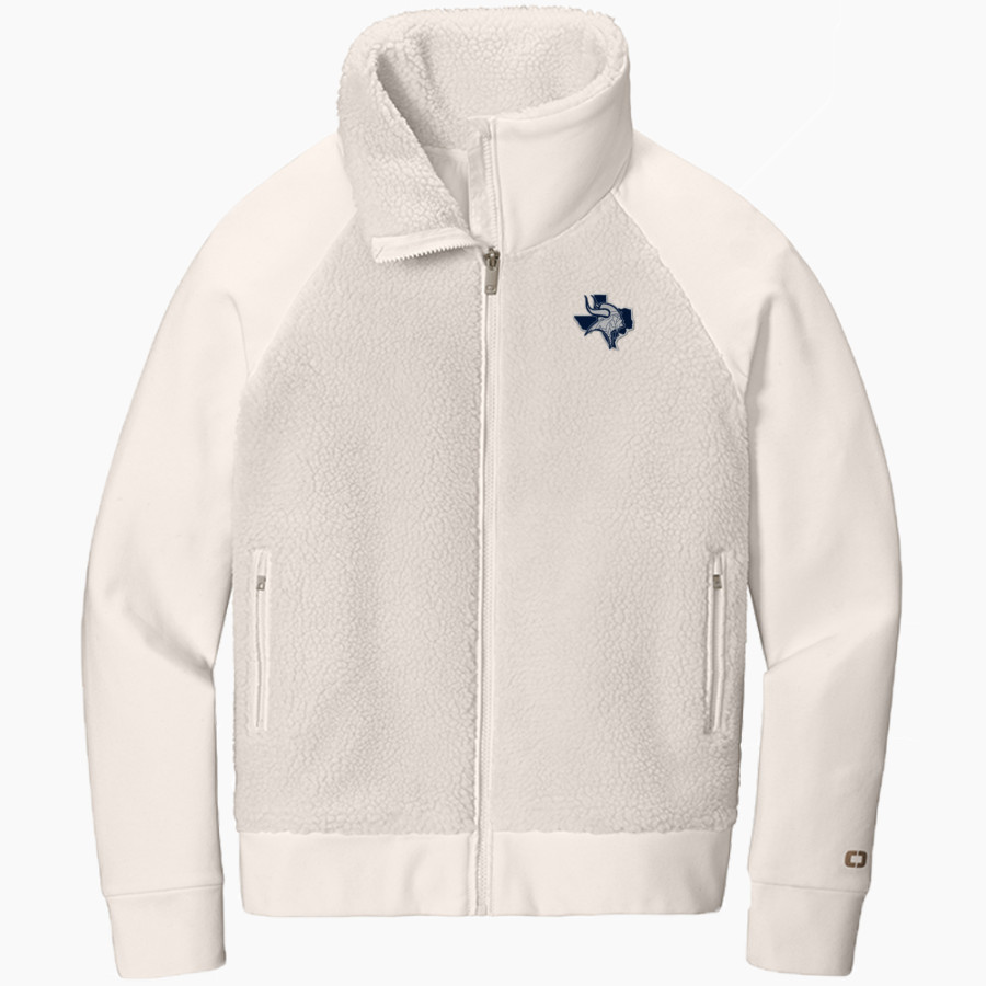 BRYAN HIGH SCHOOL VIKINGS <span class="pdp-name-mascot">BRYAN VIKINGS</span> OGIO Women's Luuma Sherpa Full-Zip