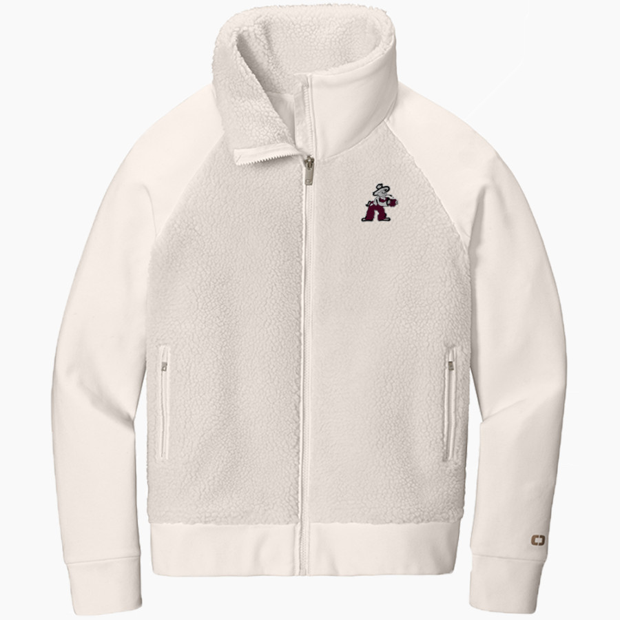 COBDEN HIGH SCHOOL APPLEKNOCKERS <span class="pdp-name-mascot">COBDEN APPLEKNOCKERS</span> OGIO Women's Luuma Sherpa Full-Zip