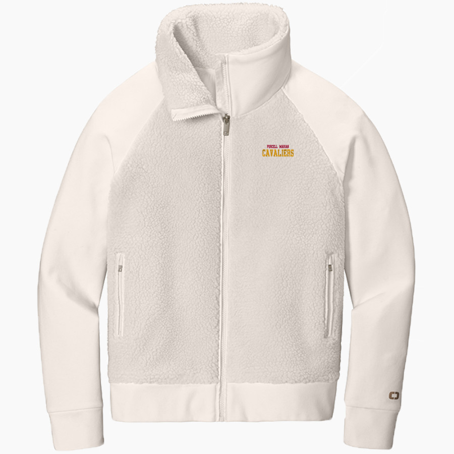 PURCELL MARIAN CAVALIERS official sideline store OGIO Women's Luuma Sherpa Full-Zip