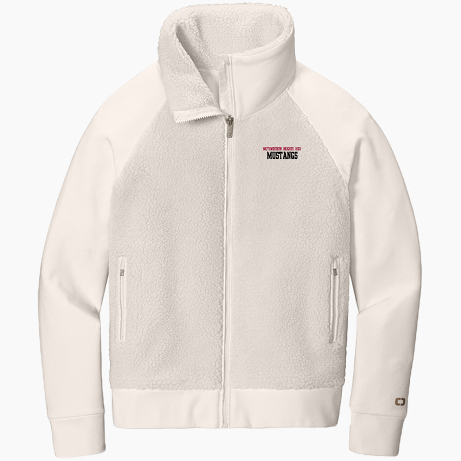 SOUTHWESTERN HEIGHTS HIGH MUSTANGS <span class="pdp-name-mascot">SOUTHWESTERN HEIGHTS HIGH MUSTANGS</span> OGIO Women's Luuma Sherpa Full-Zip
